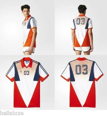 nw~Adidas Originals FOOTBALL HERITAGE Jersey Soccer Superstar Shirt Top~Men sz M - Image 1 of 4