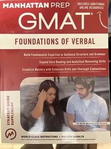 GMAT Foundations of Verbal; Manhattan - 9781941234532, Manhattan Prep, paperback - Picture 1 of 8