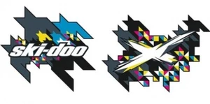 SKI DOO OEM X TECHNO STICKER SET 2 STICKERS 516006299 - Bild 1 von 1