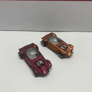 2 VINTAGE HOT WHEELS 25TH ANNIVERSARY CLASSIC Beatnik Bandit Redline 2 Shades - Picture 1 of 5