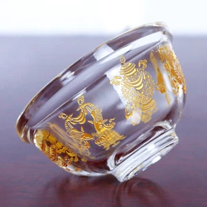 1 pieza 8 cm Cristal Auspicioso Cuenco de Agua Budismo Tibetano Taza Buda Suministro Cuenco - Imagen 1 de 4