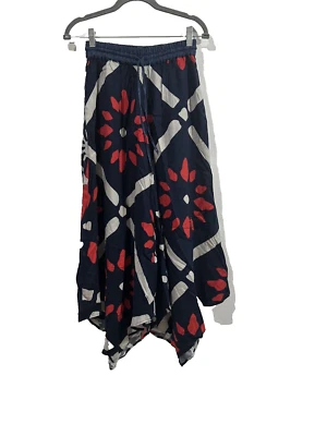 Pantalones Desigual Para Mujer Fluidos Abstractos Pierna Ancha Recortados Multicolor Talla 0 Nuevos con Etiquetas Foto 1 de 4