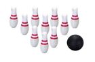 Dolls House Skittles & Ball Bowling Set Miniature 1:12 Games Toy Accessory 