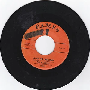 PLAYBOYS-CAMEO 142 DOO-WOP 45RPM OVER THE WEEKEND VG++ - Picture 1 of 1