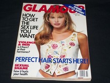 1994 MARCH GLAMOUR MAGAZINE - VALERIA MAZZA FRONT COVER - L 9381