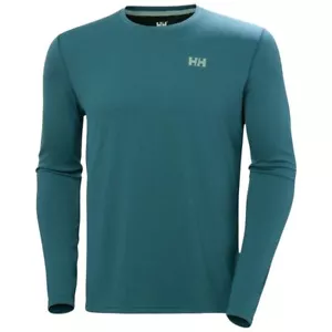 Helly Hansen Lifa Active Solen Long Sleeve Men's Shirt, Dark Creek, Large - Picture 1 of 4