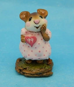 Wee Forest Folk GIRL SWEETHEART, M-80, Mouse Expo '99 Event Piece, LTD 36 - Picture 1 of 8