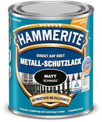 Hammerite Metallschutzlack matt 3in1 Direkt auf Rost alle Farben 250 ml - Bild 1 von 4