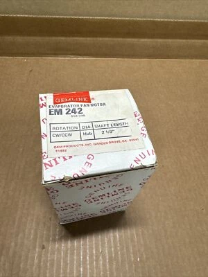  ДВИГАТЕЛЬ ВЕНТИЛЯТОРА ИСПАРИТЕЛЯ ХОЛОДИЛЬНИКА GEMLINE EM242 WR60X82 WR60X85 WR60X100 И Т. Д. - Изображение 1 из 4