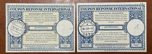 💌 2x Cupón-Response Internacional - 60 peniques - Imagen 1 de 6