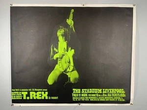 T-Rex Poster Marc Bolan - Printing Error - Electric Warrior Tour Liverpool 1971 - Picture 1 of 12