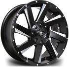 Alloy Wheels 18" Riviera Rx100 Black Polished Face For Nissan Titan [Mk1] 03-16
