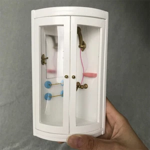 1/12 Miniature Play Pretend Toy Bathroom Dollhouse Bathroom For Dolls For Kids - Picture 1 of 12