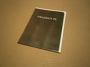 Catalogue pub auto prospectus catalogue vélomoteur mobylette cycle Peugeot 1975 - Picture 1 of 4