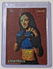 Carla Esparza Future Stock MMA "Cookie Monster" Refractor Rookie Card 1/1