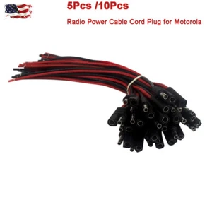 5/10 Pcs Radio Power Cable Cord Plug for Motorola GM XPR XTL CDM CM MaxTrac - Zdjęcie 1 z 4