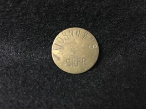 Johnny's Cafe Newport Kentucky 5 Cent Medaille Münze -- "Sammlerstück" - Bild 1 von 5