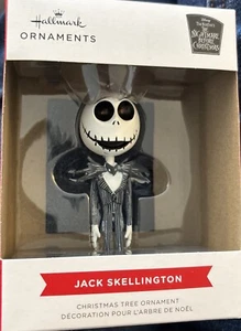 Hallmark L'incubo prima di Natale Jack Skellington decorazione albero nuovo con scatola - Foto 1 di 3