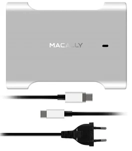Macally Ladegerät 61W USB-C Netzteil Lade-Kabel für MacBook 12" Pro 13" 15" etc - Bild 1 von 8