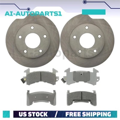 Kit de rotores de freno traseros + pastillas de freno para Chevrolet Camaro 1988 1982 1983 1984 Foto 1 de 4