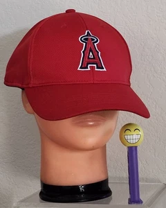 Los Angeles California Angels Hat Cap Red Anaheim Mens Adj Hook Loop OC Sports - Picture 1 of 10