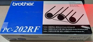 2PK Genuine Brother Intellifax 1270e/1570/1770/1780 Fax Ribbons PC202 PC-202 - Picture 1 of 1