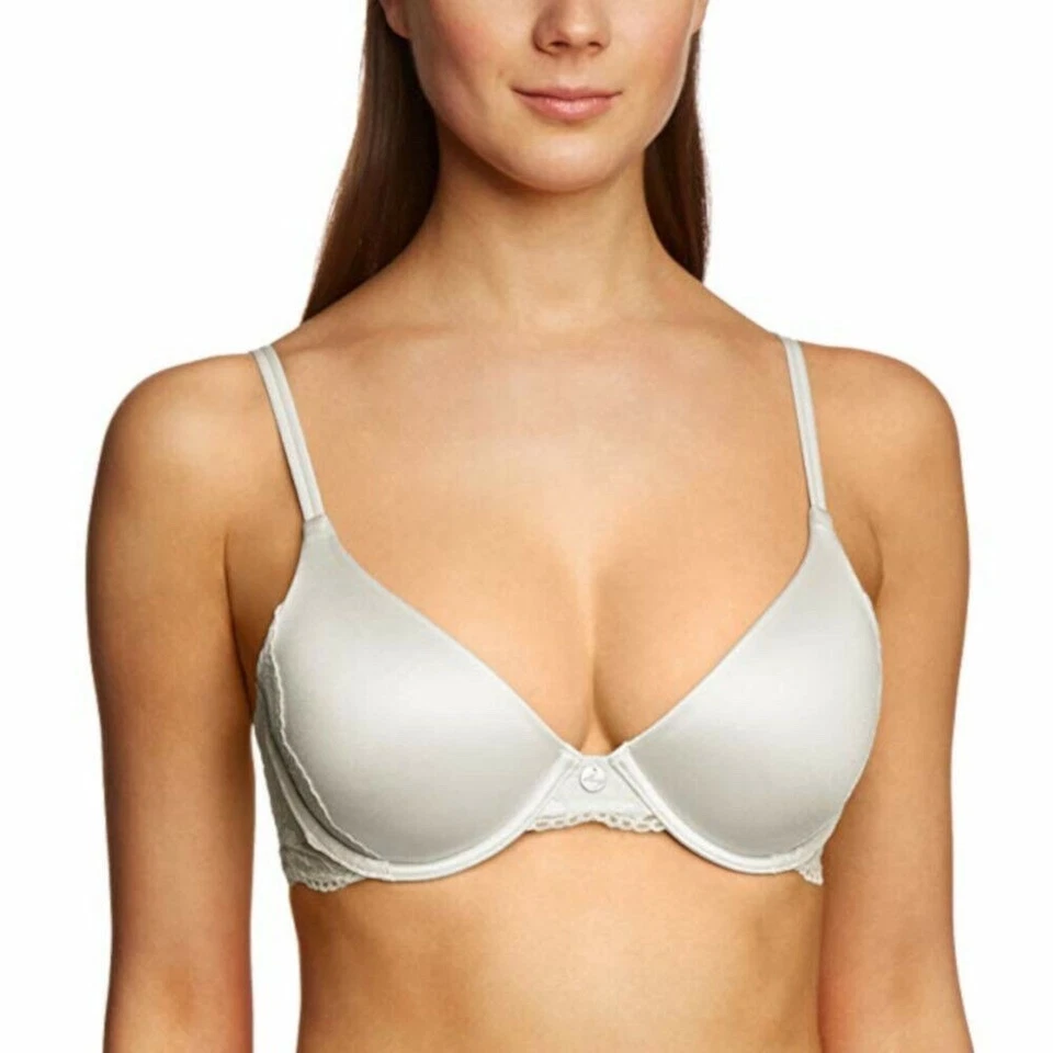 Sujetador DKNY 453231 Intimates Signature Skin Fit Flex Demi 36c GRIS CLARO Foto 1 de 1