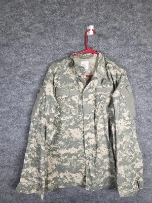 US Army ACU Jacket Mens Medium Long Digital Camo UCP Combat Gray Green Tactical - Image 1 of 4