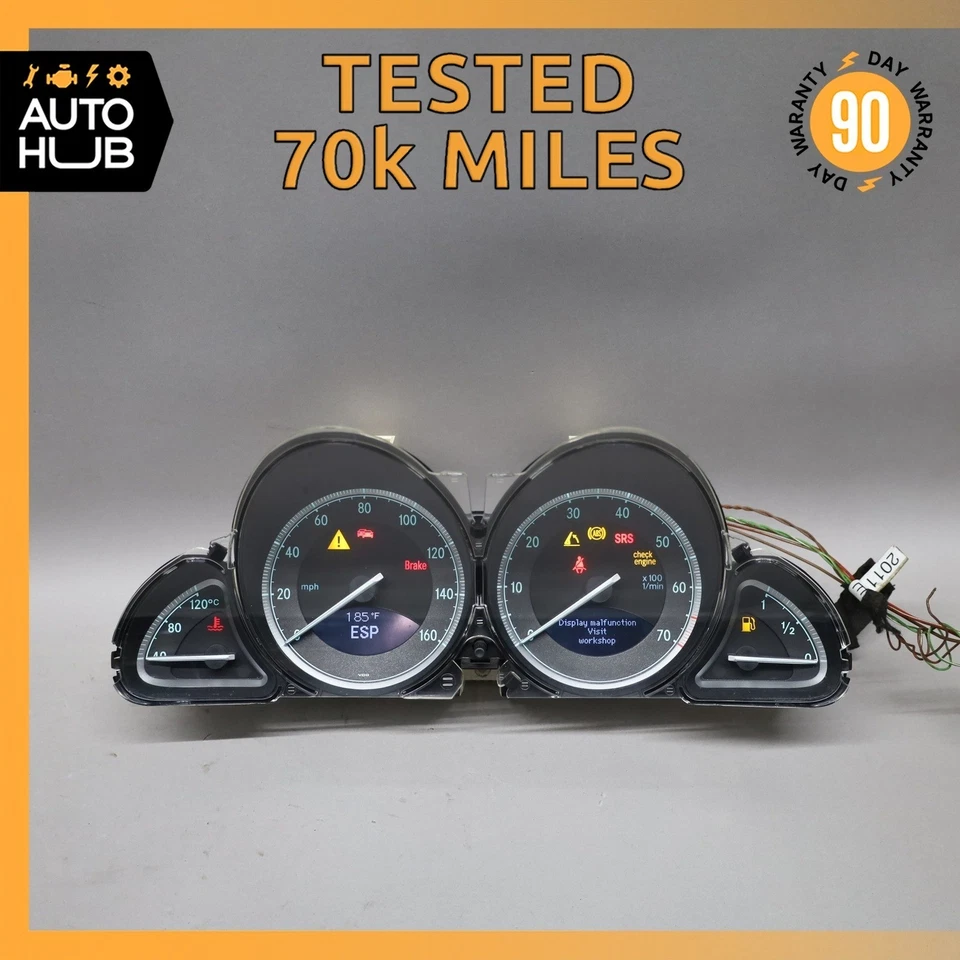 03-08 Velocímetro cuadro de instrumentos Mercedes R230 SL500 SL550 SL600 OEM 70k Foto 1 de 4