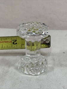 Vintage Messerauflage aus geschliffenem Kristall - Bild 1 von 3