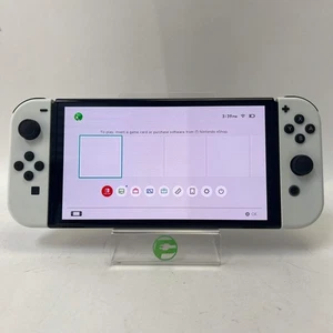 Nintendo Switch OLED Video Game Console HEG-001 Black/White - Picture 1 of 24