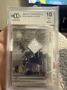 2003-04 Titanium Retail Jason Allison Patch /170 BCCG 10  - Picture 1 of 3