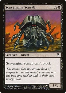 (3x) SCAVENGING SCARAB - Darksteel – MTG Magic the Gathering Card - Common - Picture 1 of 5