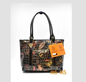 NWT Marino Orlandi ITALIAN Leather Handbag satchel Shoulder Bag Tote - Picture 1 of 8