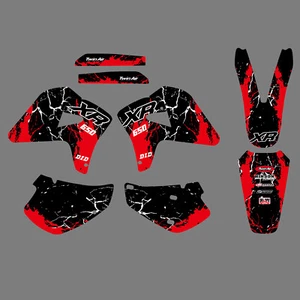 Team Graphics Decals Deco For Honda XR650R 2000-2009 XR 650R Fender Stickers - Bild 1 von 1