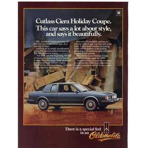 Vintage 1984 Oldsmobile and Seagram's V.O. Print Ad - Picture 1 of 2
