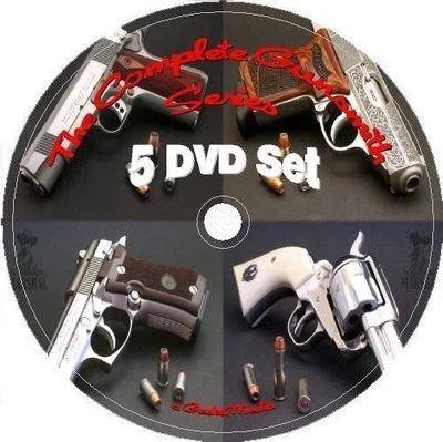 Gunsmithing Reloading Manuals Complete Series 5 DVD gunsmith gun pistol NRA