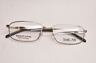 Takumi Men's Eyeglasses Frames Gold/Marble Brown T9641 54-18-140-10