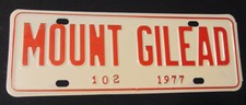Vintage 1977 montagem Gilead North Carolina Placa