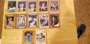 BASEBALL CARD LOT STEWART THOMAS MATTINGLY JUSTICE GWYNN RYAN COBB ROOKIE KIRBY - Picture 1 of 2