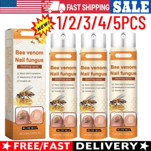 1-5 PIEZAS Spray calmante de uñas veneno de abeja para uñas de los pies, spray calmante de hongos en las uñas NUEVO - Imagen 1 de 18