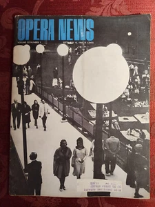 METROPOLITAN OPERA NEWS September 10 1966 Saratoga Jane Marsh Russell Patterson - Picture 1 of 1