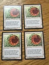 Set Of 4 (x4) Circle Of Protection Green Ice Age MTG - NM+