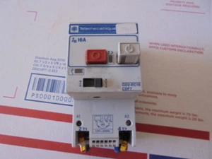 TELEMECANIQUE In16A GD2-EC16 CDF7 manual motor starter protections ON-OFF  - Picture 1 of 2