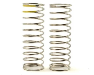 Tekno RC Low Frequency 70mm Rear Shock Spring Set (Yellow - 2.56lb/in) [TKR6115] - Picture 1 of 2
