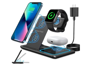 Wireless Charger 3 in 1, 18W Foldable Charging Station Compatible with apple $39 - Picture 1 of 10