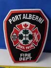 PORT ALBERNI FIRE RESCUE DEPARTMENT  VINTAGE PATCH SHOULDER CREST BC CANADA