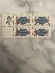 Scott # 1316 - US ZIP Block Of 4 - Federation Of Women's Clubs - MNH - - Picture 1 of 1