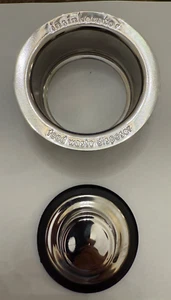 InSinkErator Flangia Smaltimento Lavello con Tappo - Acciaio Inox Argento FLG-SS - Foto 1 di 3