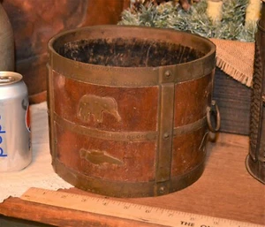 Antik Tier Wasser oder Futtereimer Gepflegt Tier Kupfer Figuren 1800er Indo Asiatisch - Bild 1 von 12